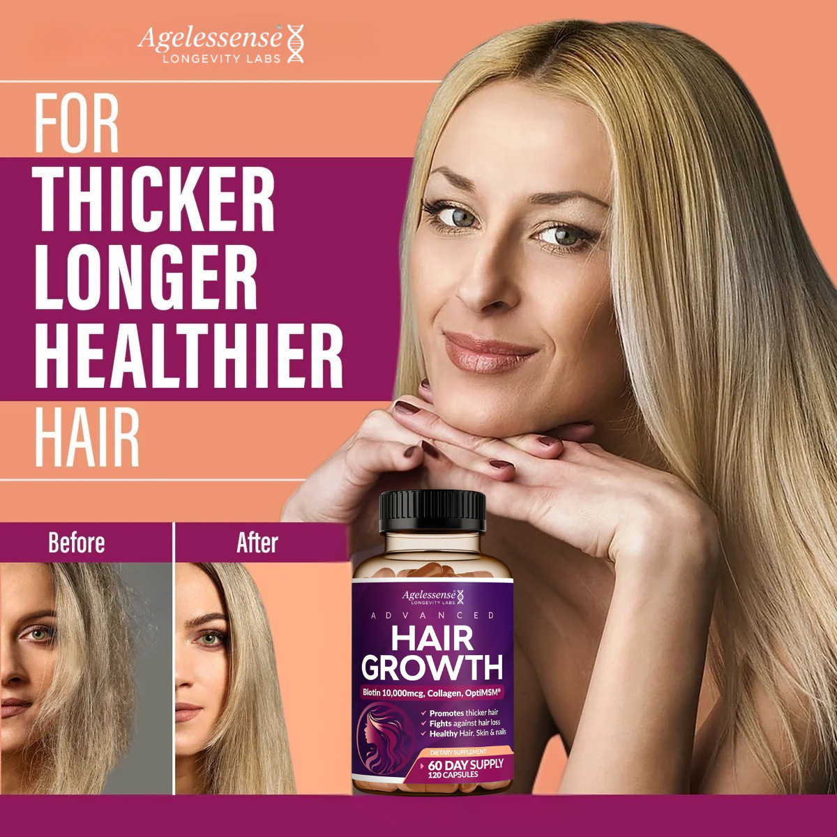 Agelessense® Renewal Vitality Blend - Natural Vitamin Complex