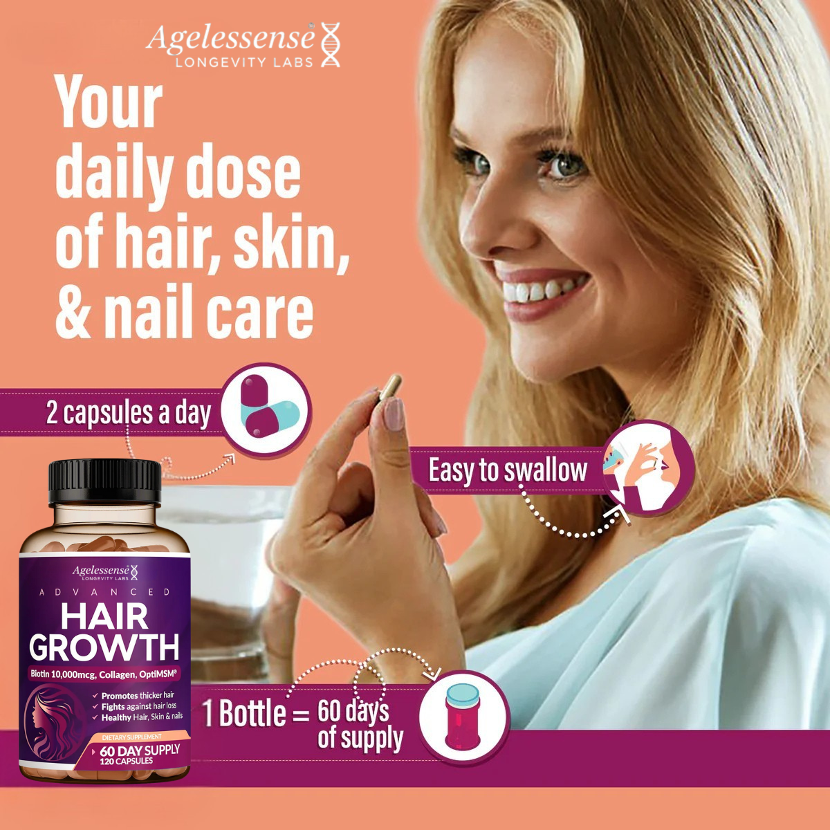 Agelessense® Renewal Vitality Blend - Natural Vitamin Complex